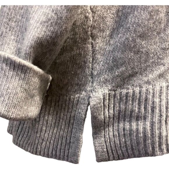 H&M L.O.G.G. Hooded Boyfriend Oversize Knit Wool Blend Sweater Womens XSMALL - Picture 6 of 12